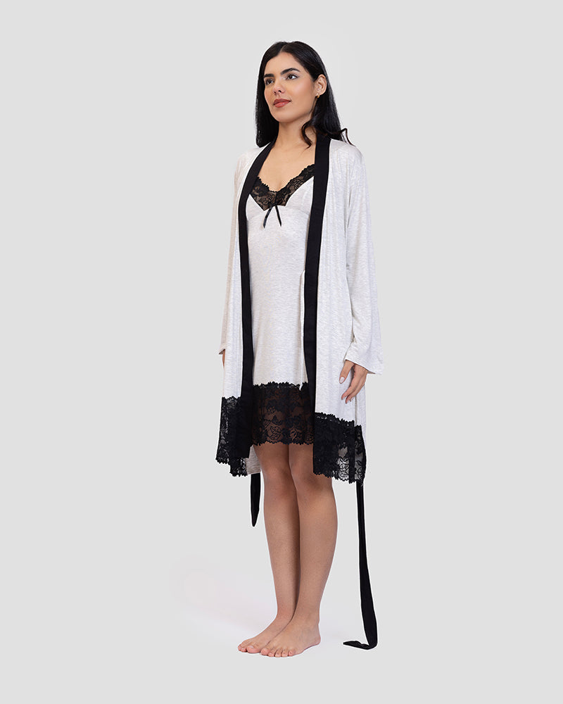 Charcoal Embrace Nightwear