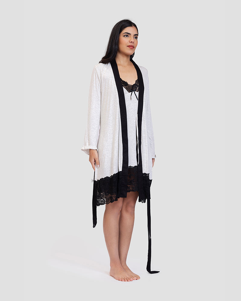 Charcoal Embrace Nightwear