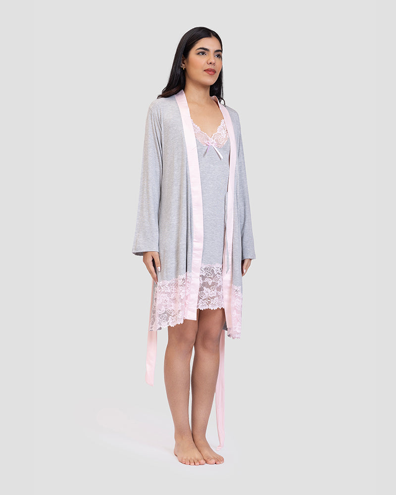 Charcoal Embrace Nightwear