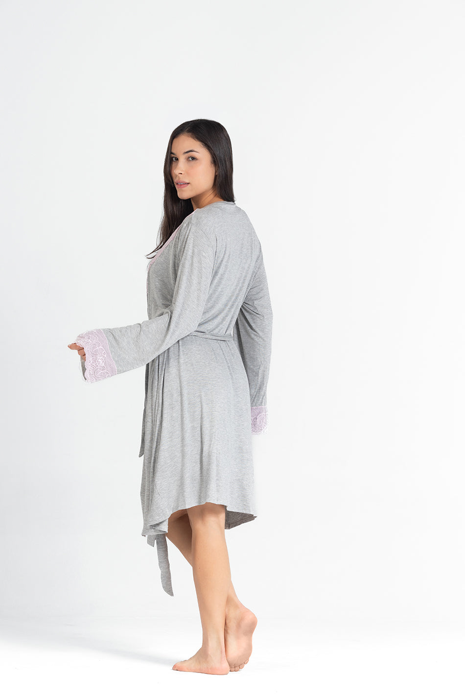 Lace Embrace Robe Set