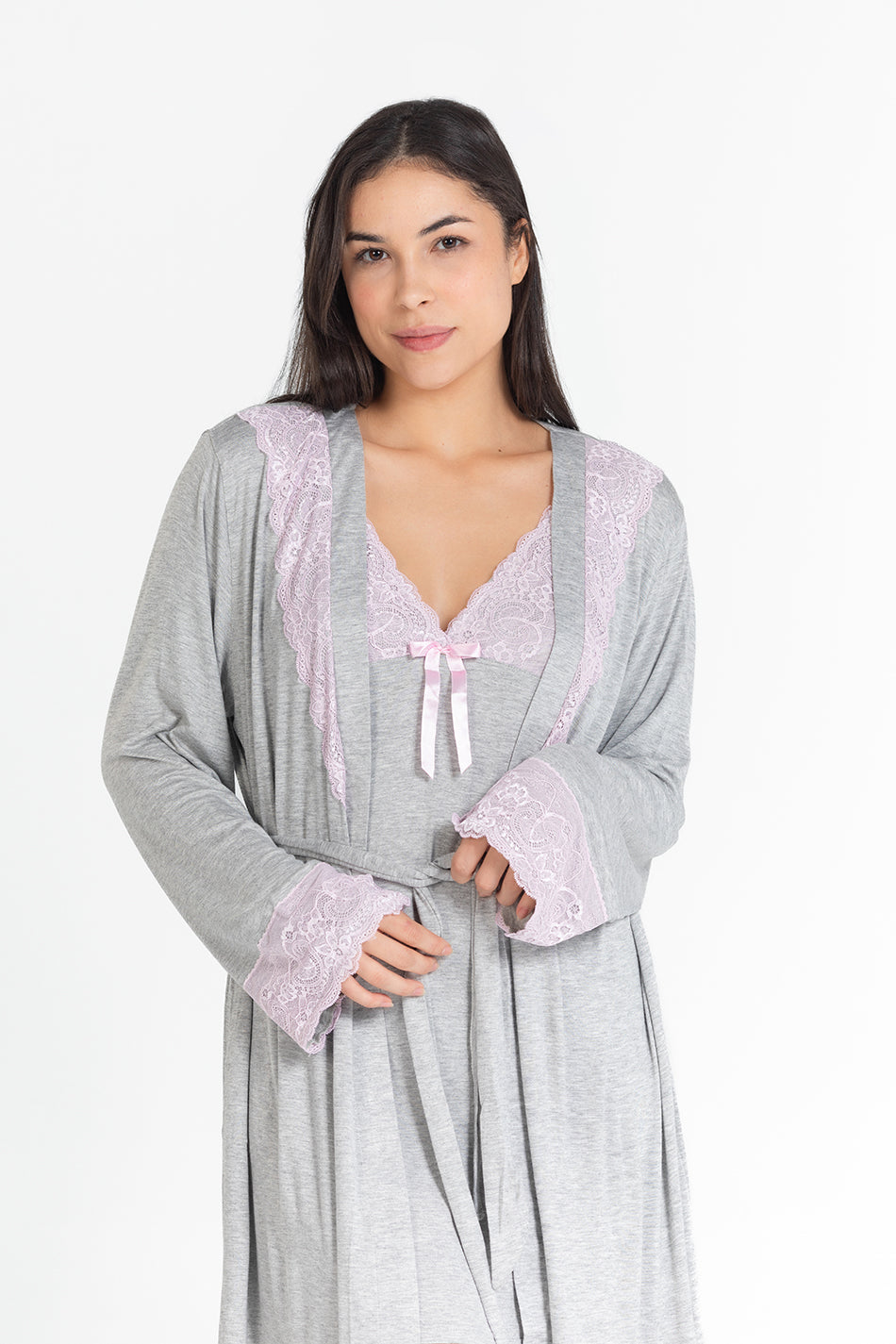 Lace Embrace Robe Set