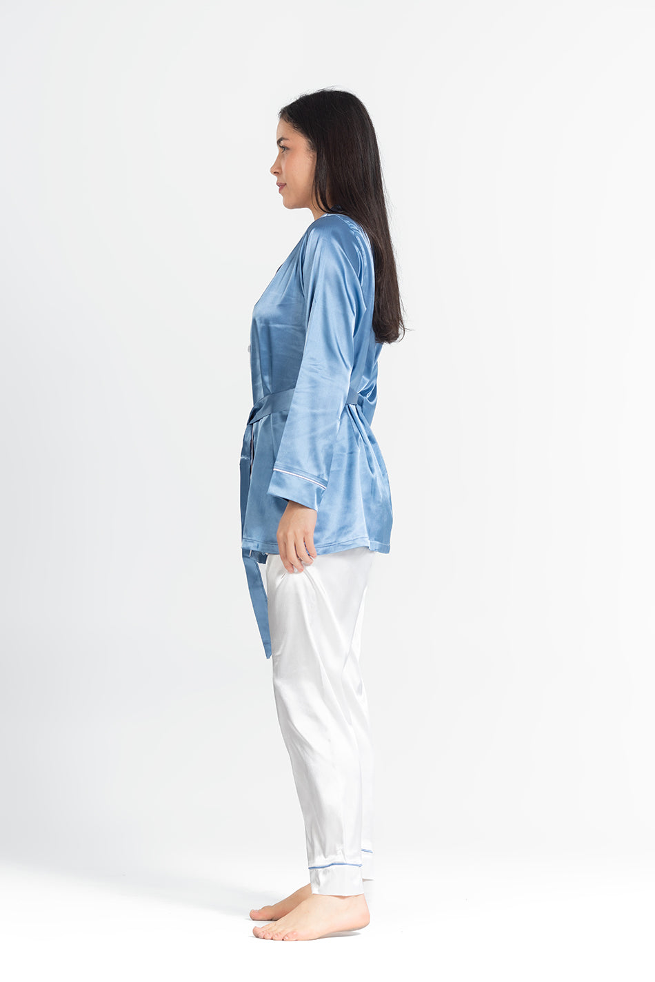 pj satin long sleeve