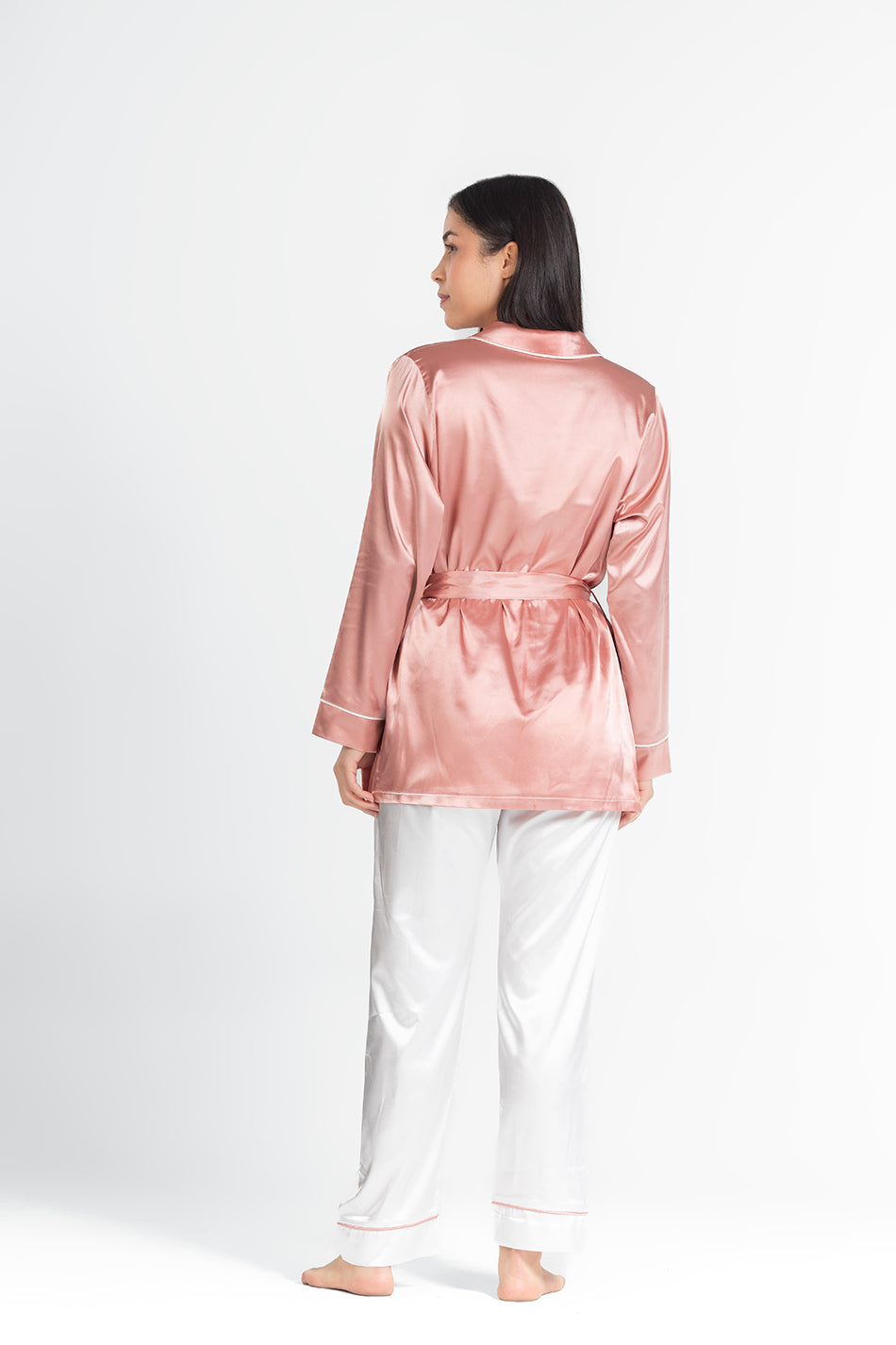 pj satin long sleeve