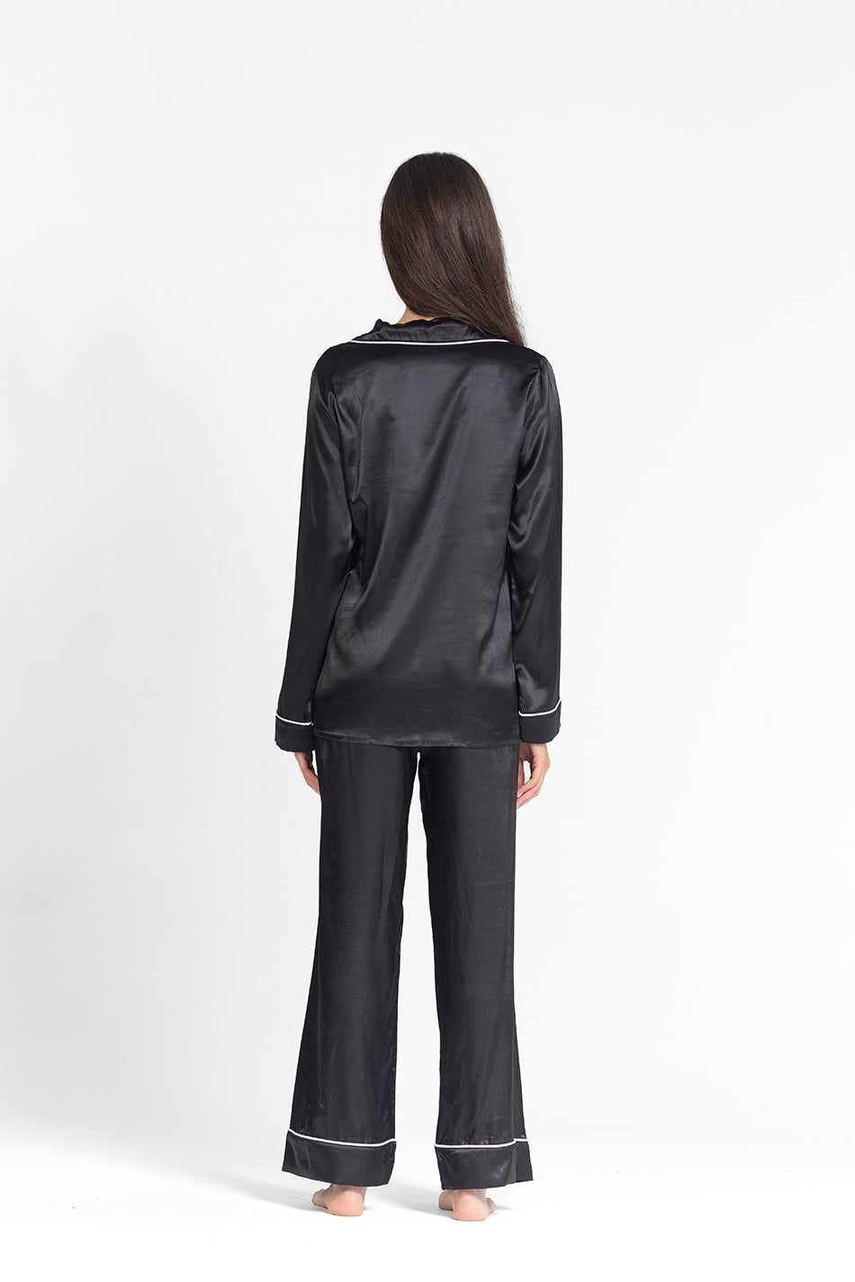 luxurious satin pajama set