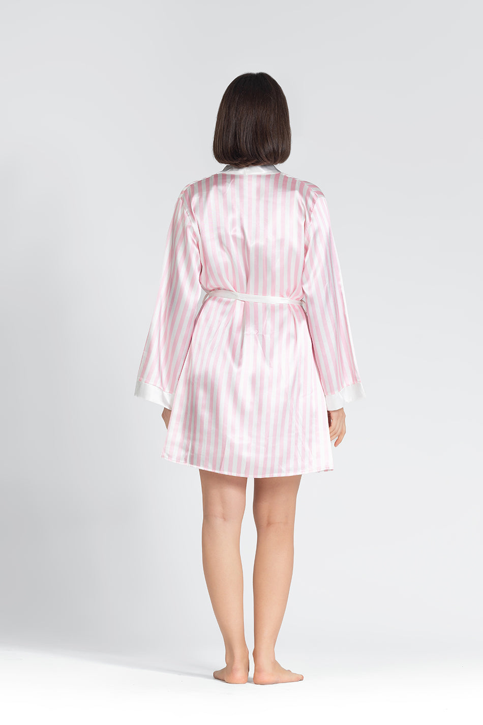 nighty&robe striped