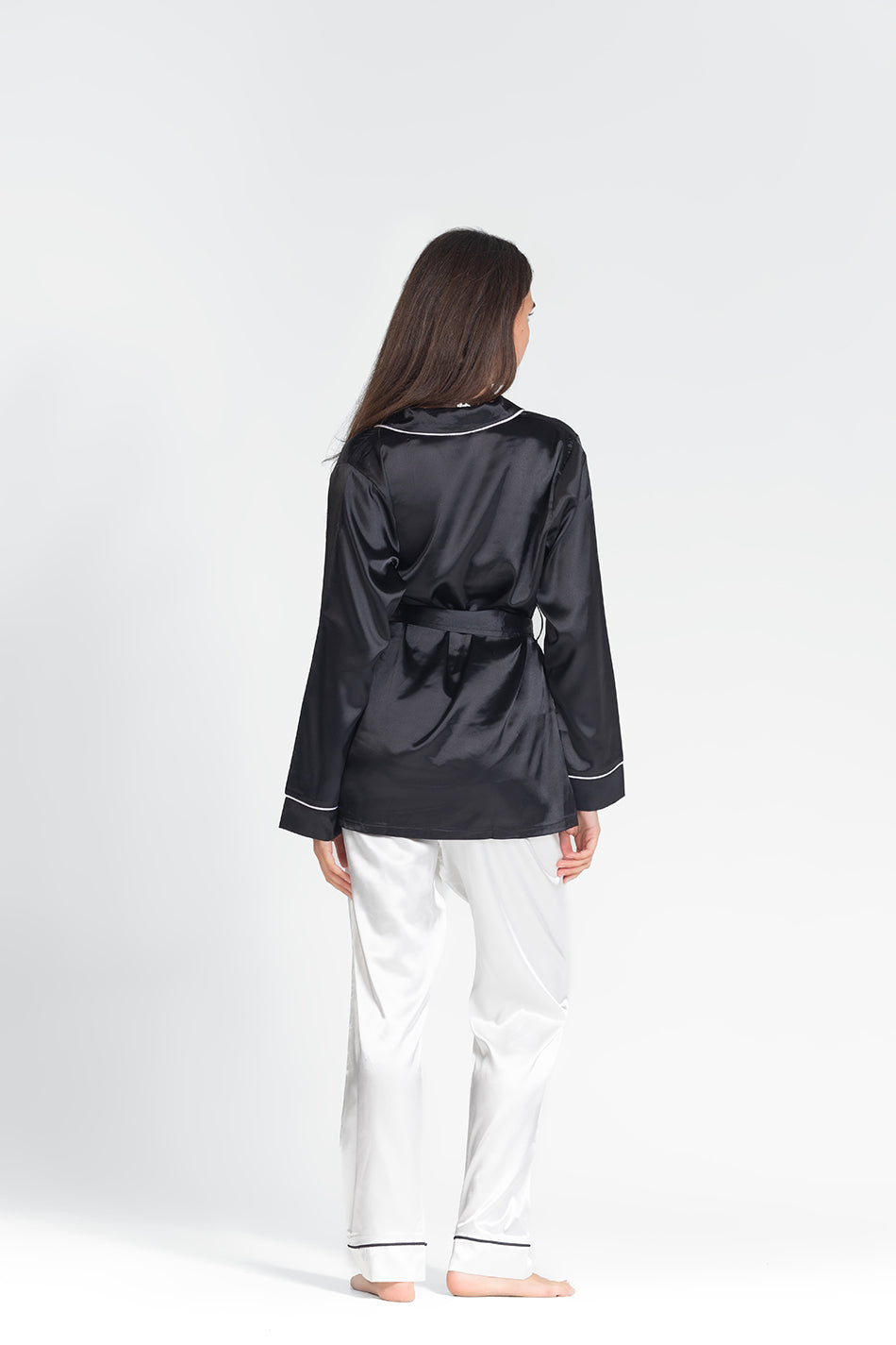 pj satin long sleeve