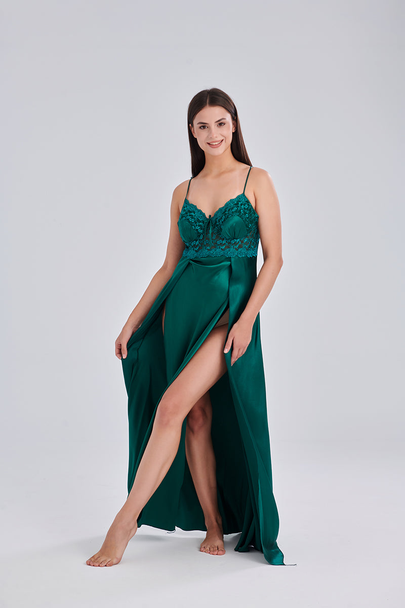 NIGHT DRES LONG WITH CUP