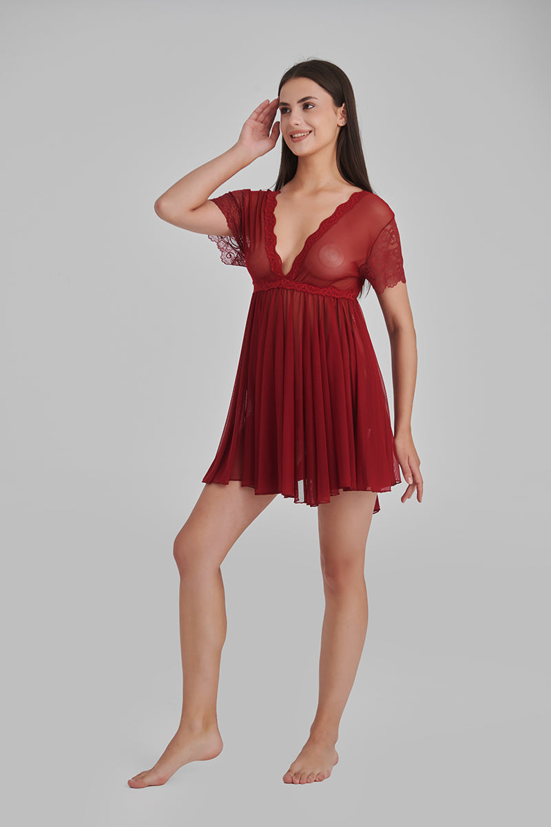 NIGHT DRESS-SHORT