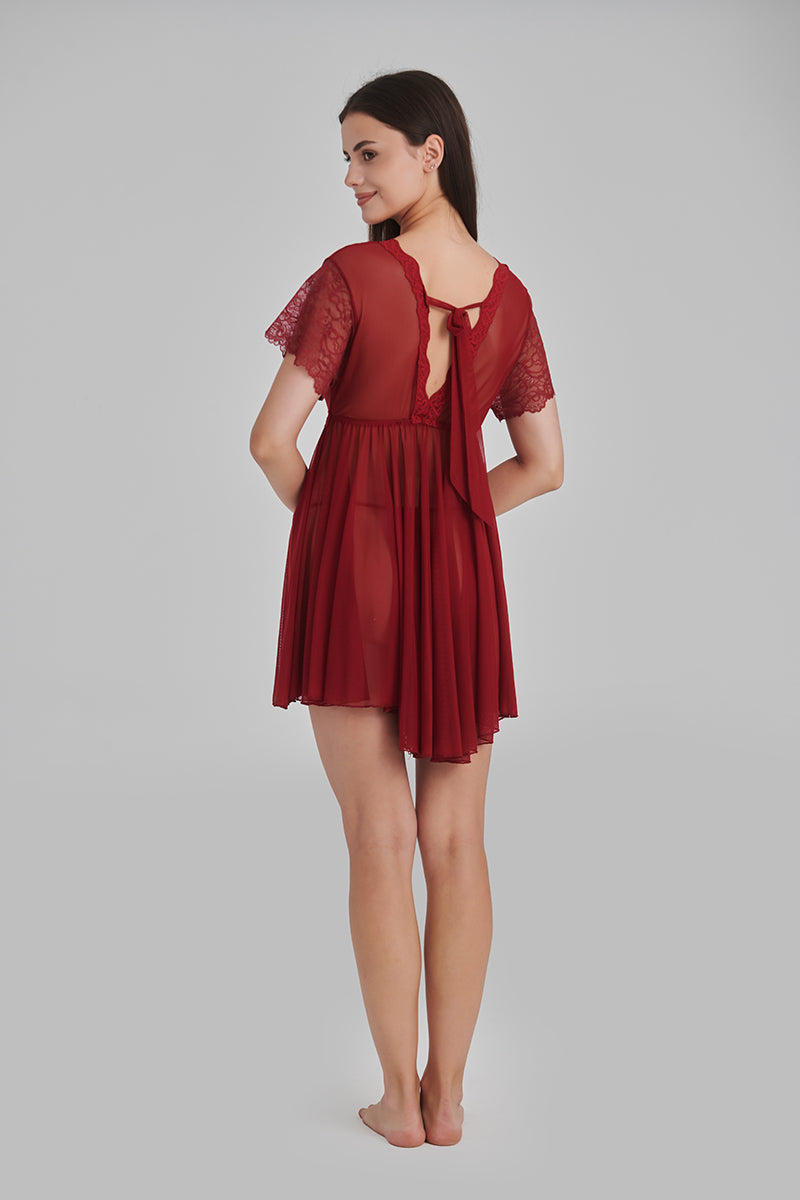 NIGHT DRESS-SHORT