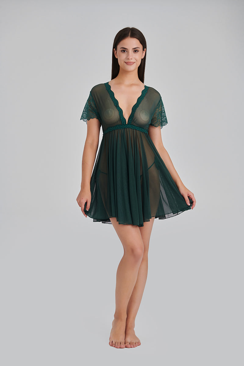 NIGHT DRESS-SHORT