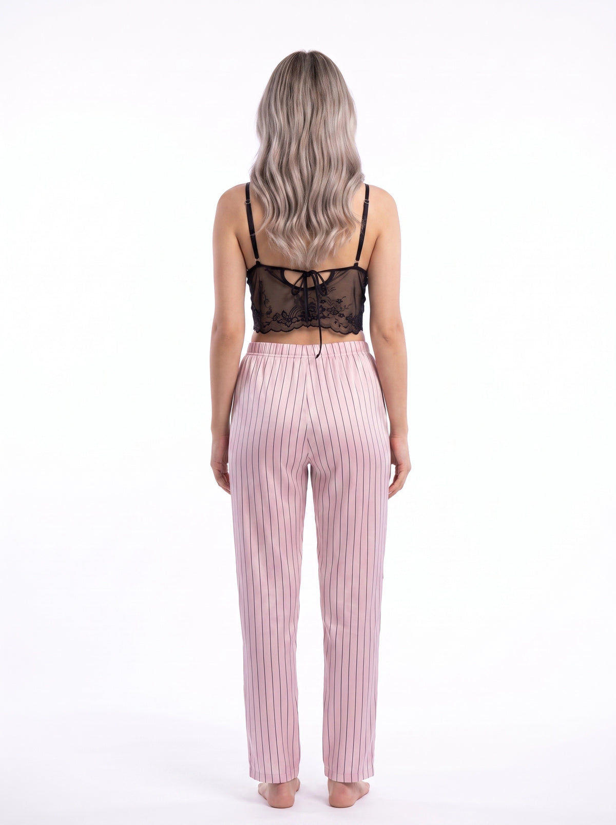 The Satin Corset Set