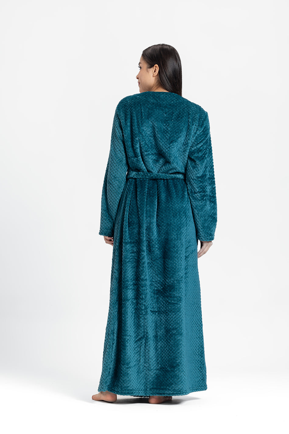 winter-robe long fur collar