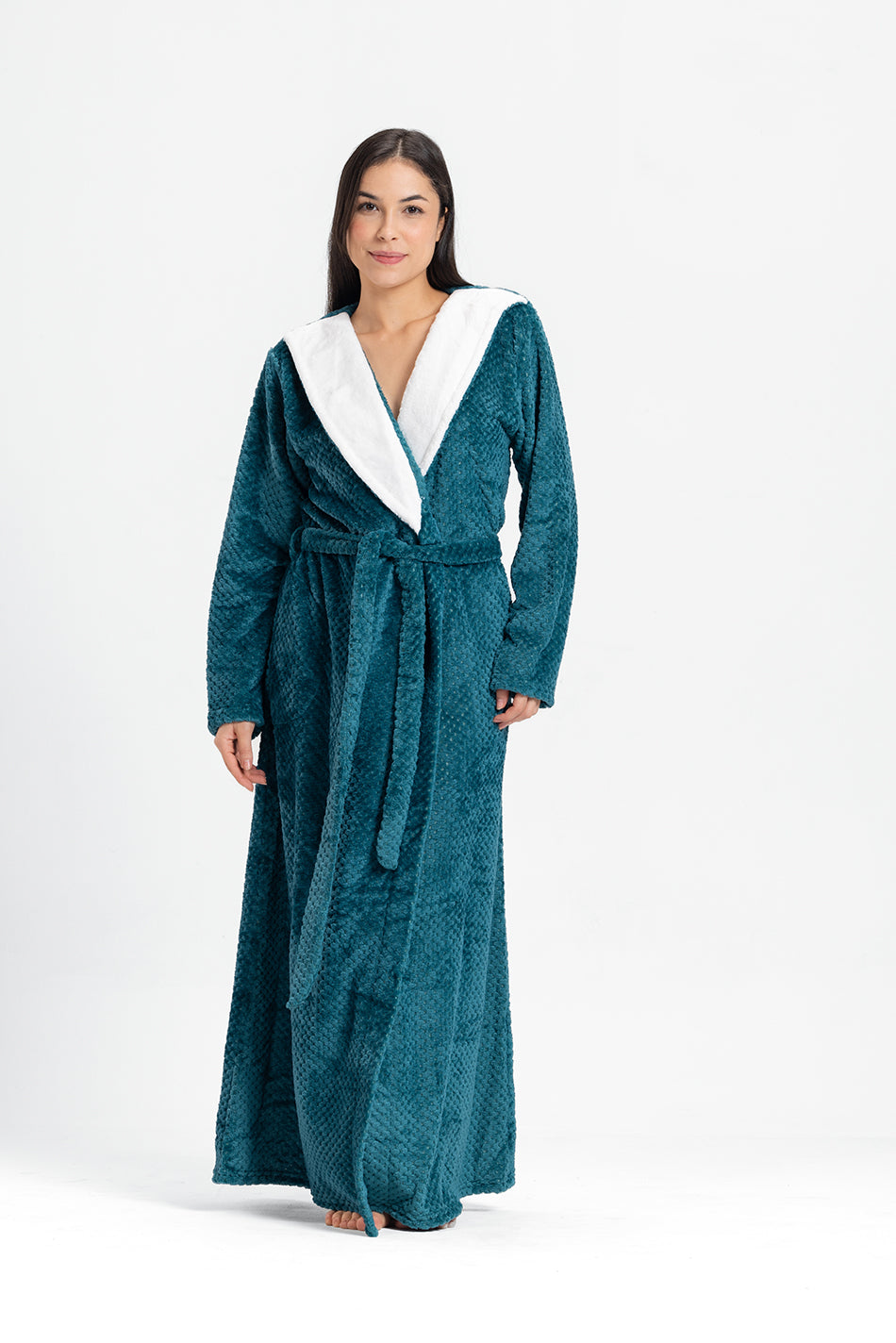 winter-robe long fur collar