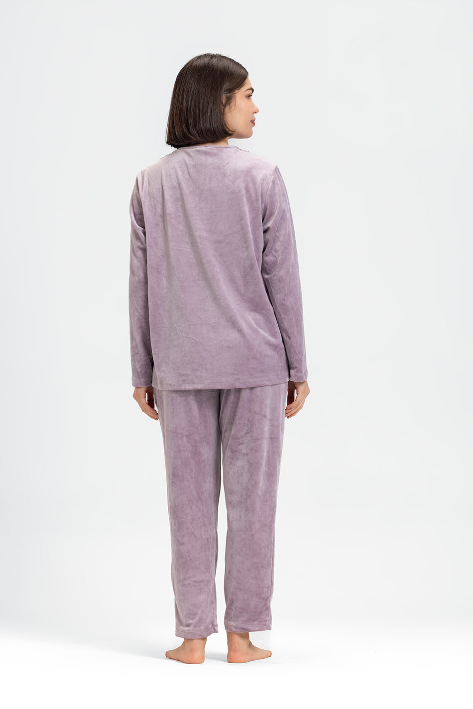 Lavender Luxe Velour Pajama Set.
