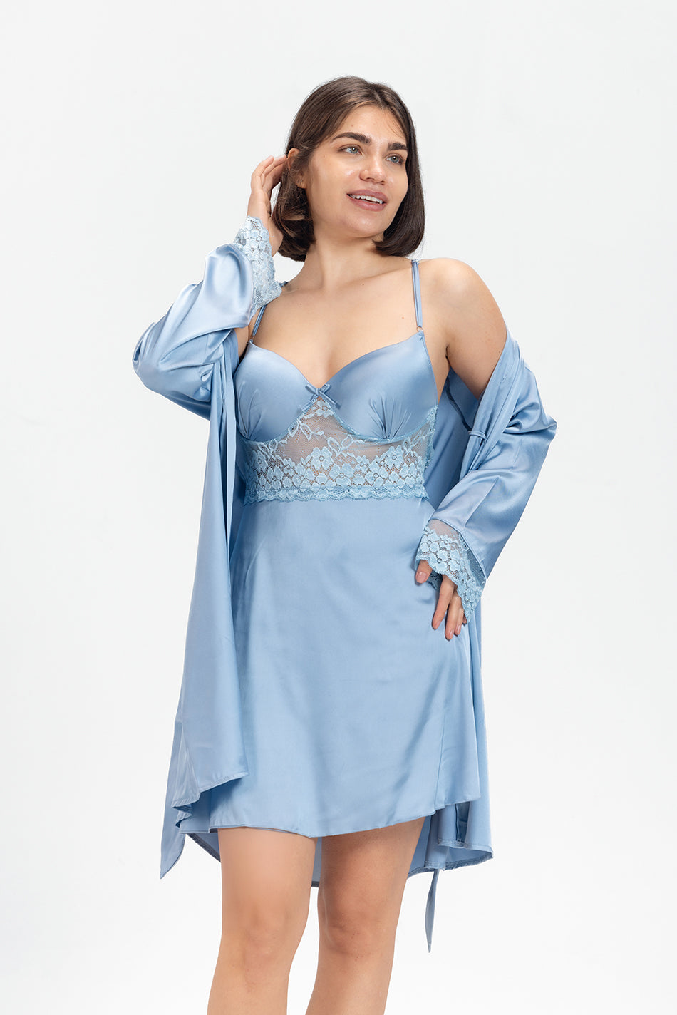 Sage Serenity Satin Set