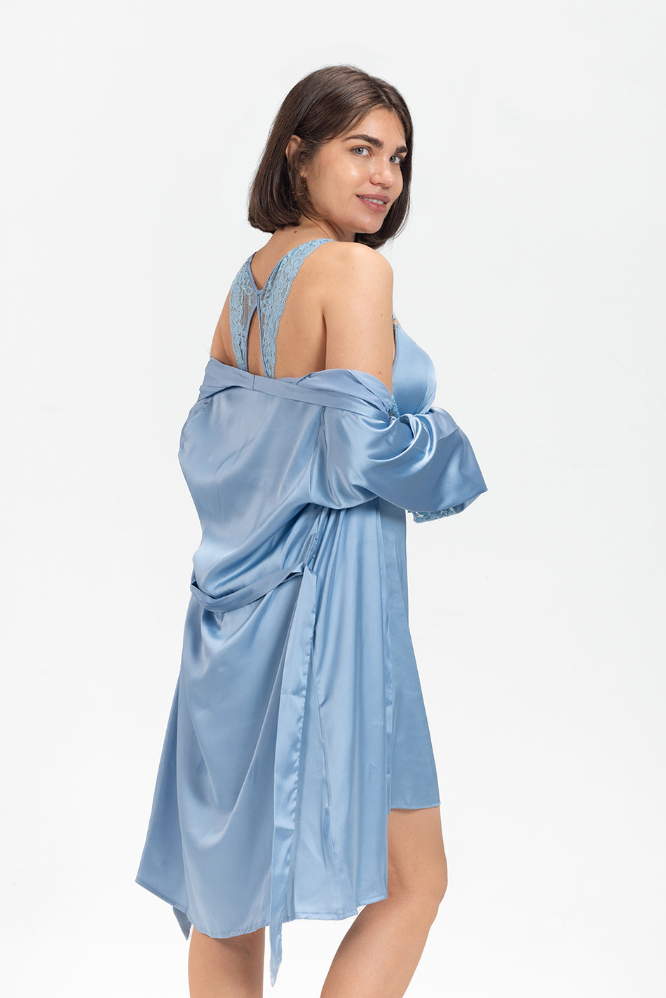 Sage Serenity Satin Set