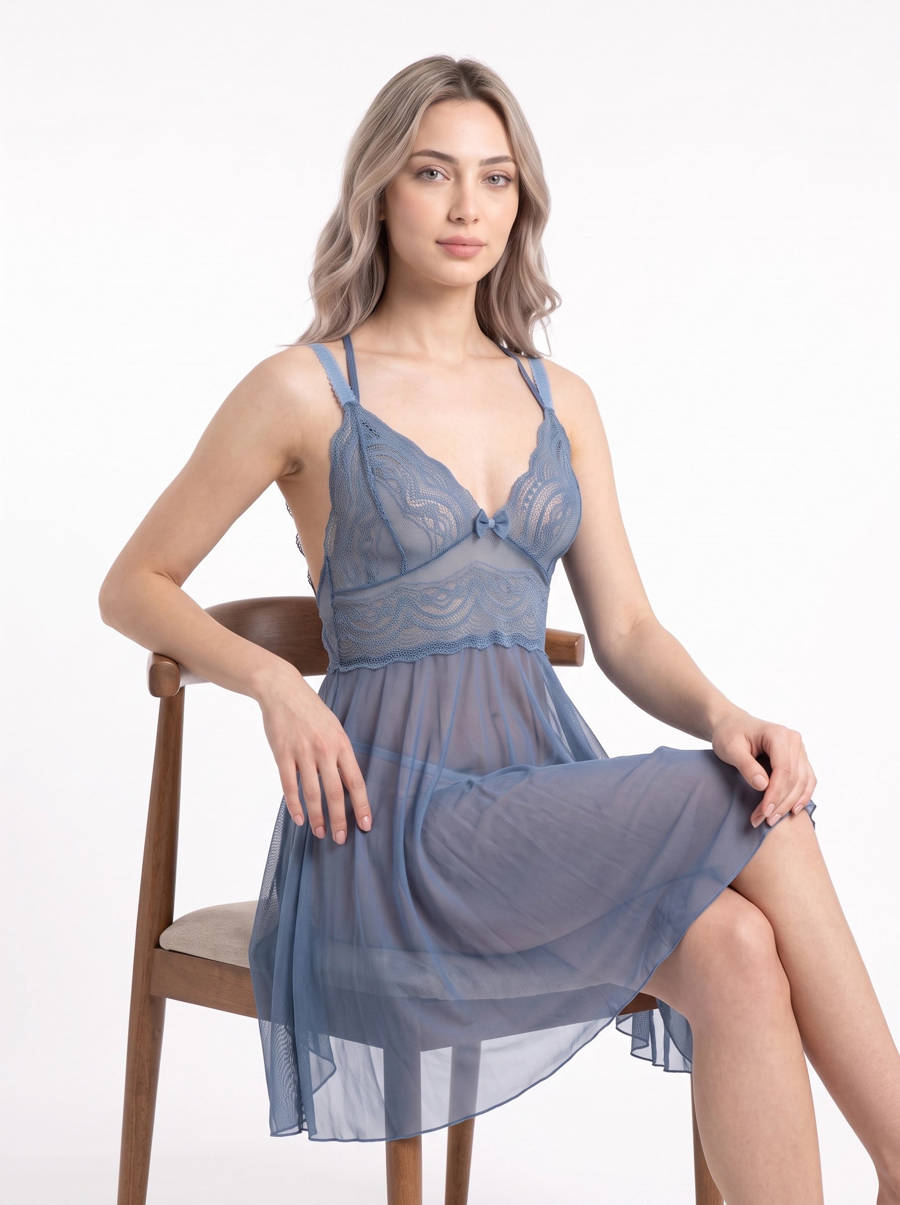 NIGHT DRESS-SHORT
