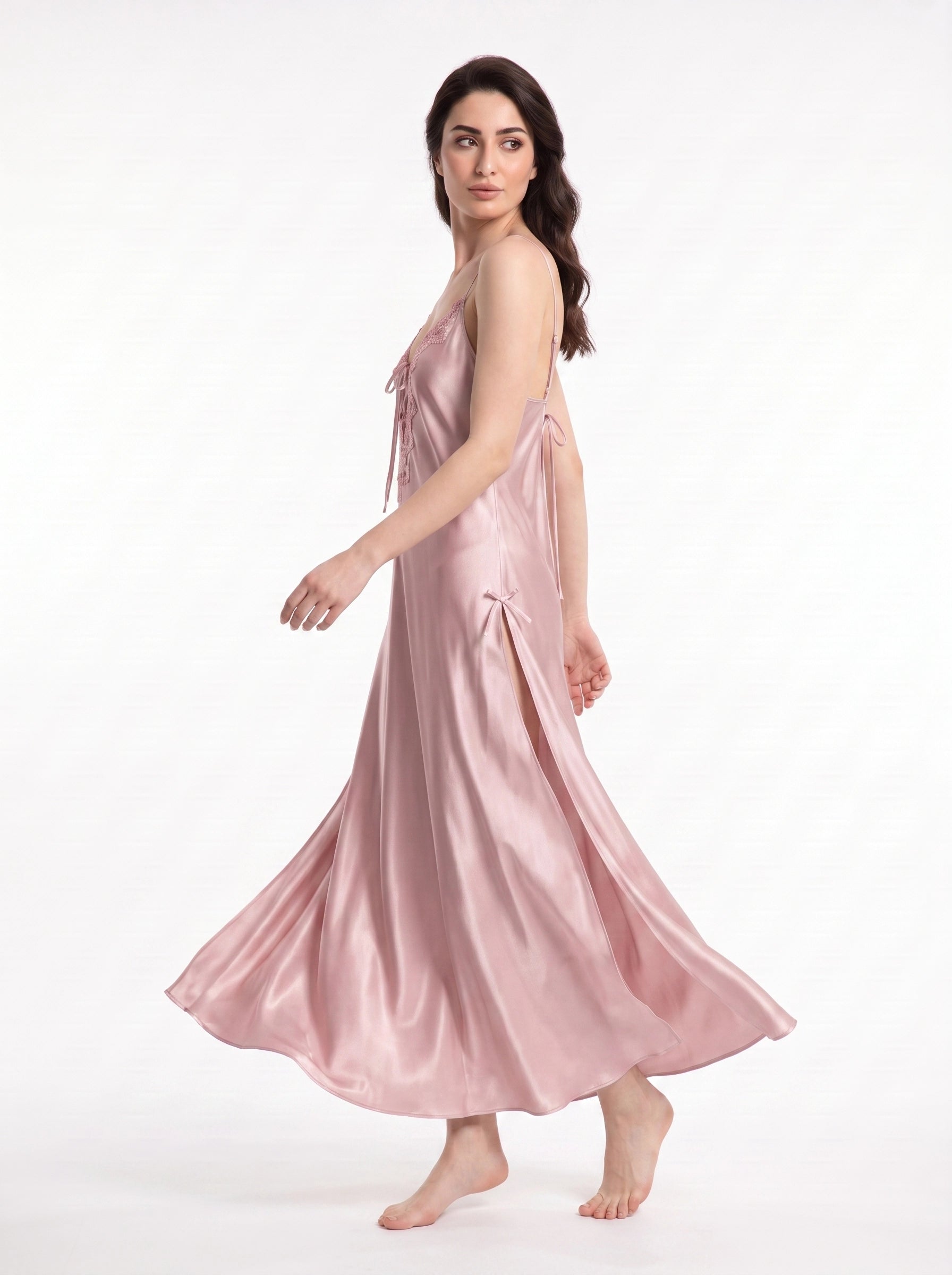 Liquid Satin Lace