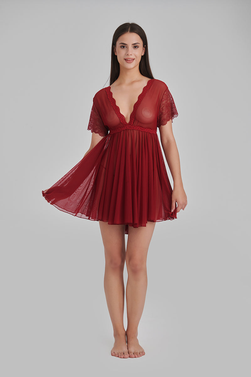 NIGHT DRESS-SHORT