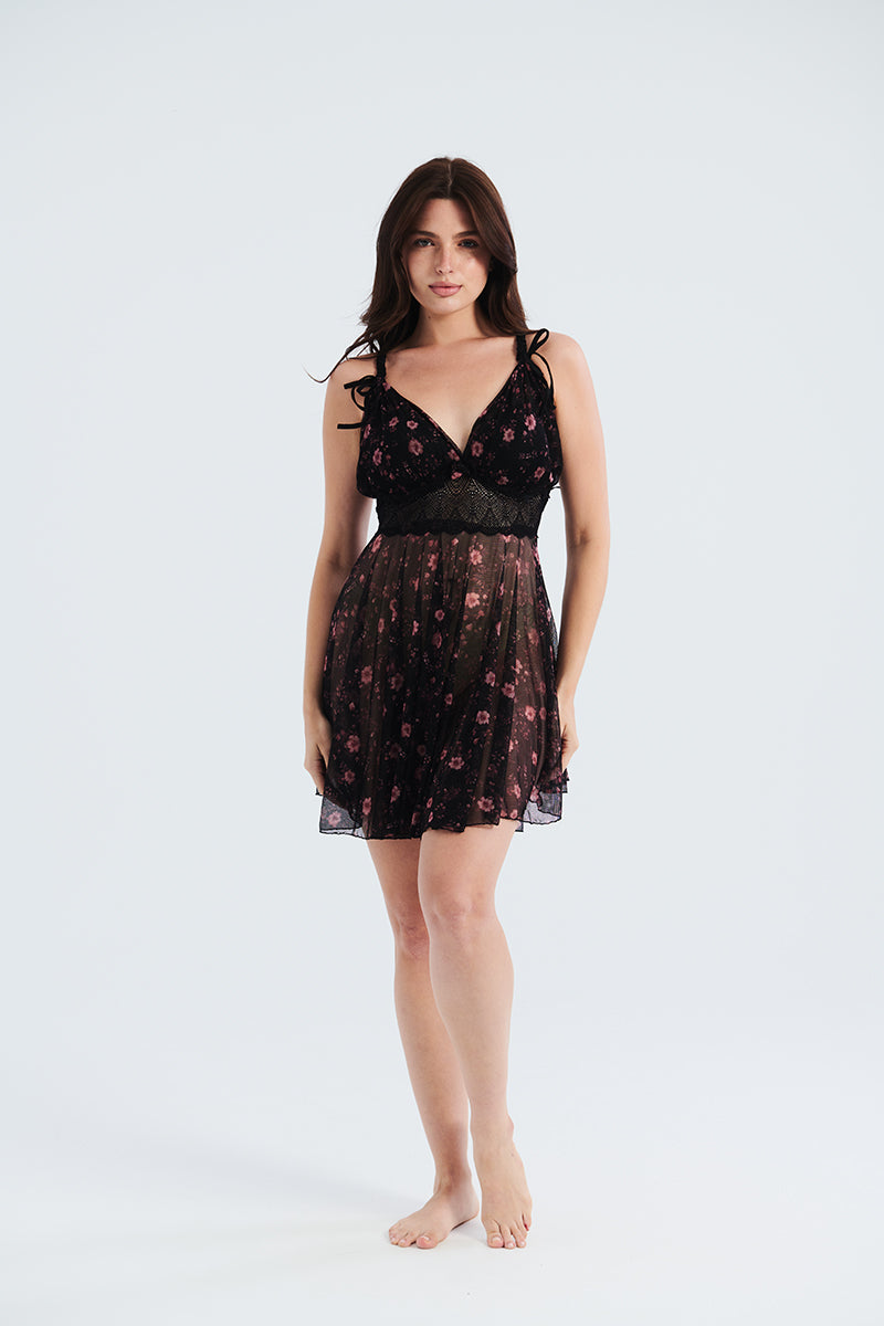 NIGHT DRESS-SHORT