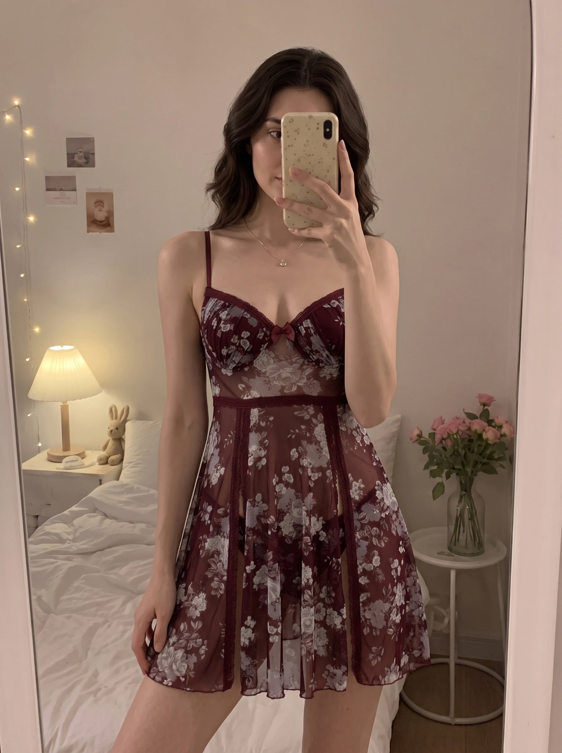 NIGHT DRESS-SHORT