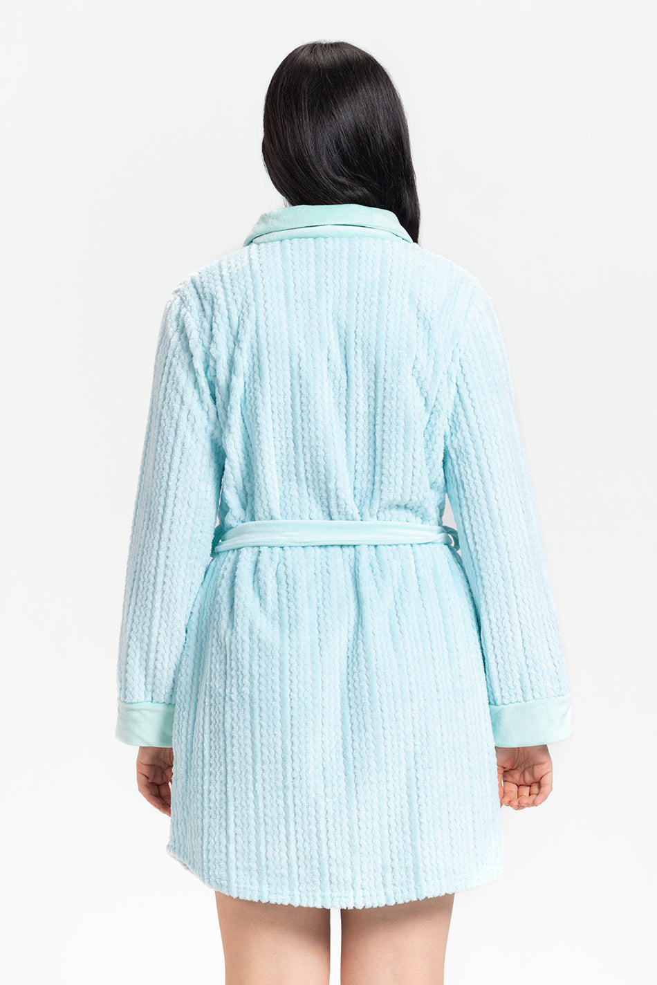 The waffle knit robe