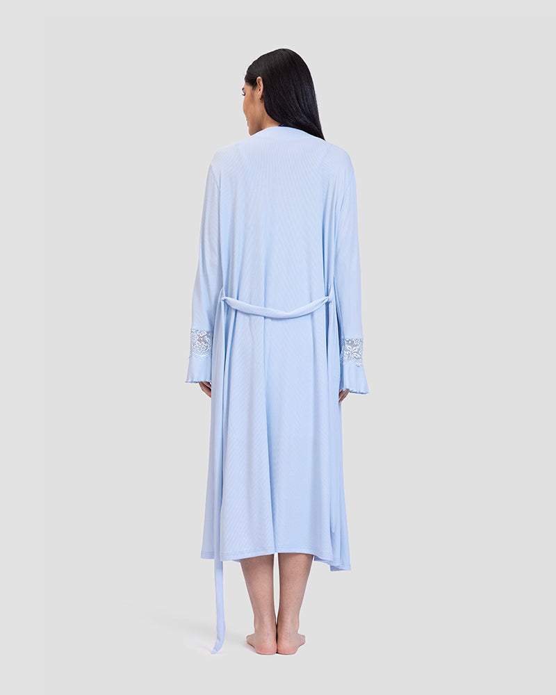 nighty & robe cotton set