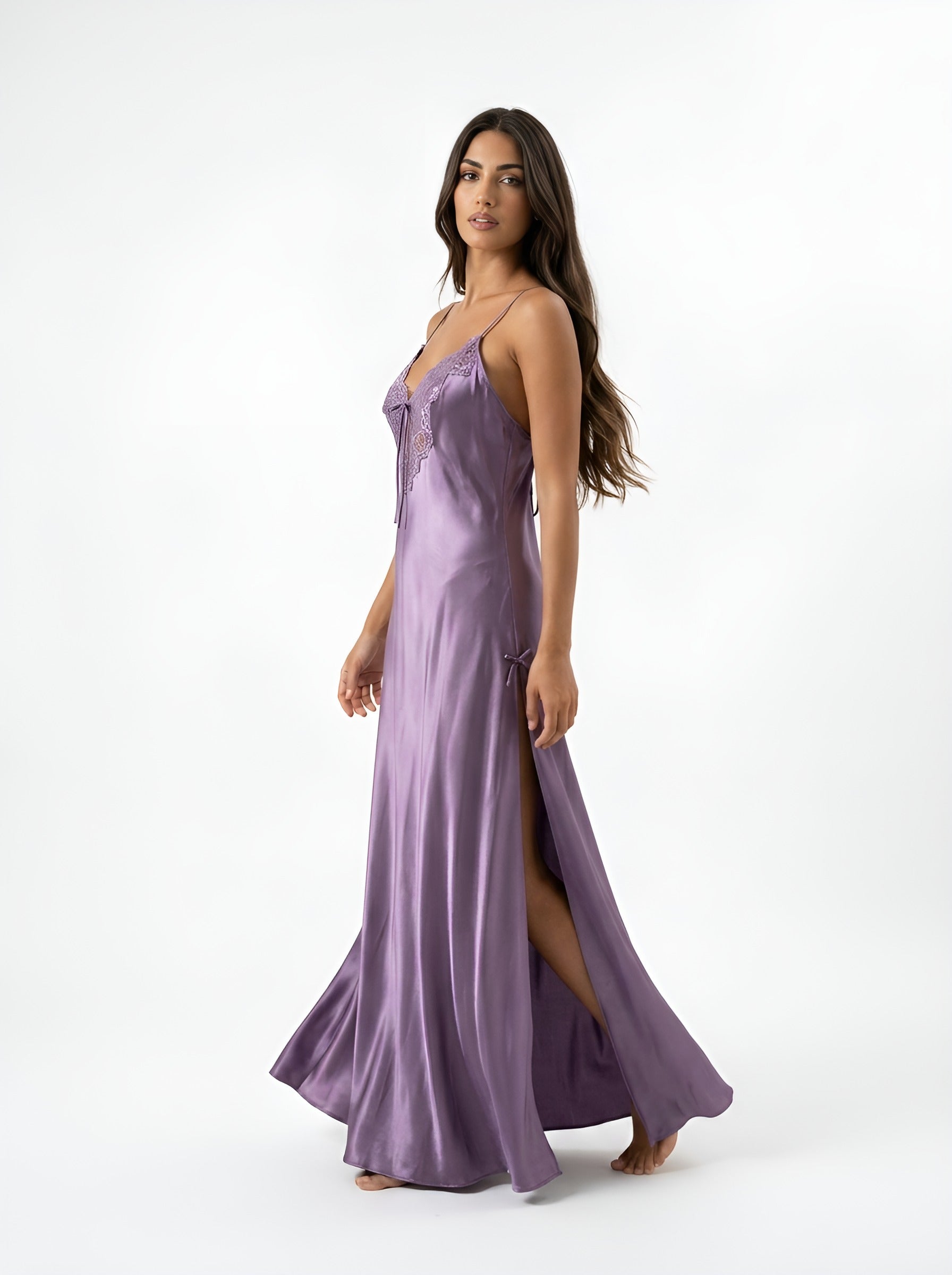 Liquid Satin Lace