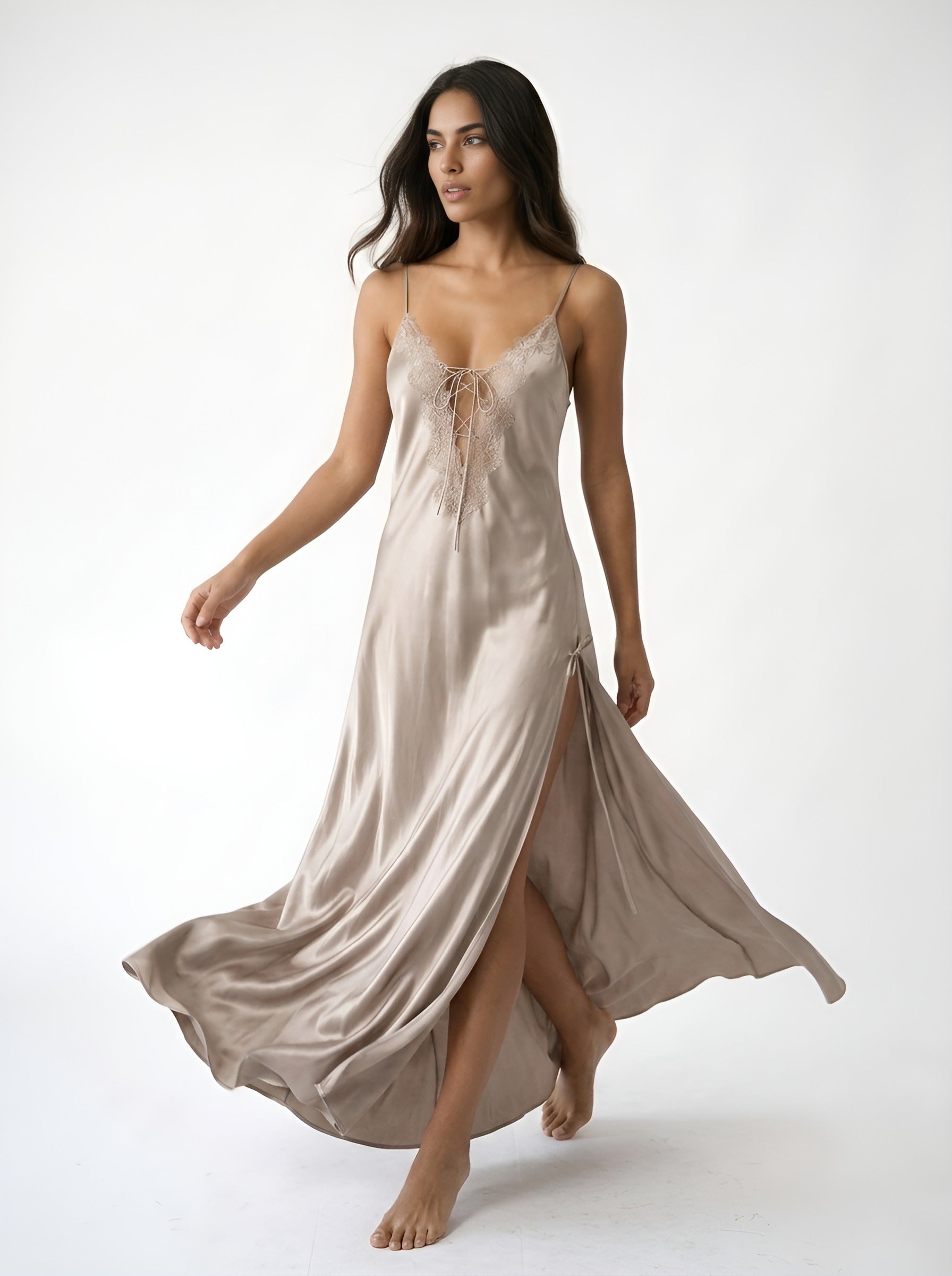 Liquid Satin Lace